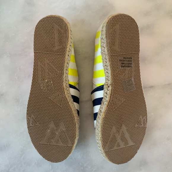 Walnut Melbourne Neon Striped Espadrilles. 6 - Picture 9 of 10